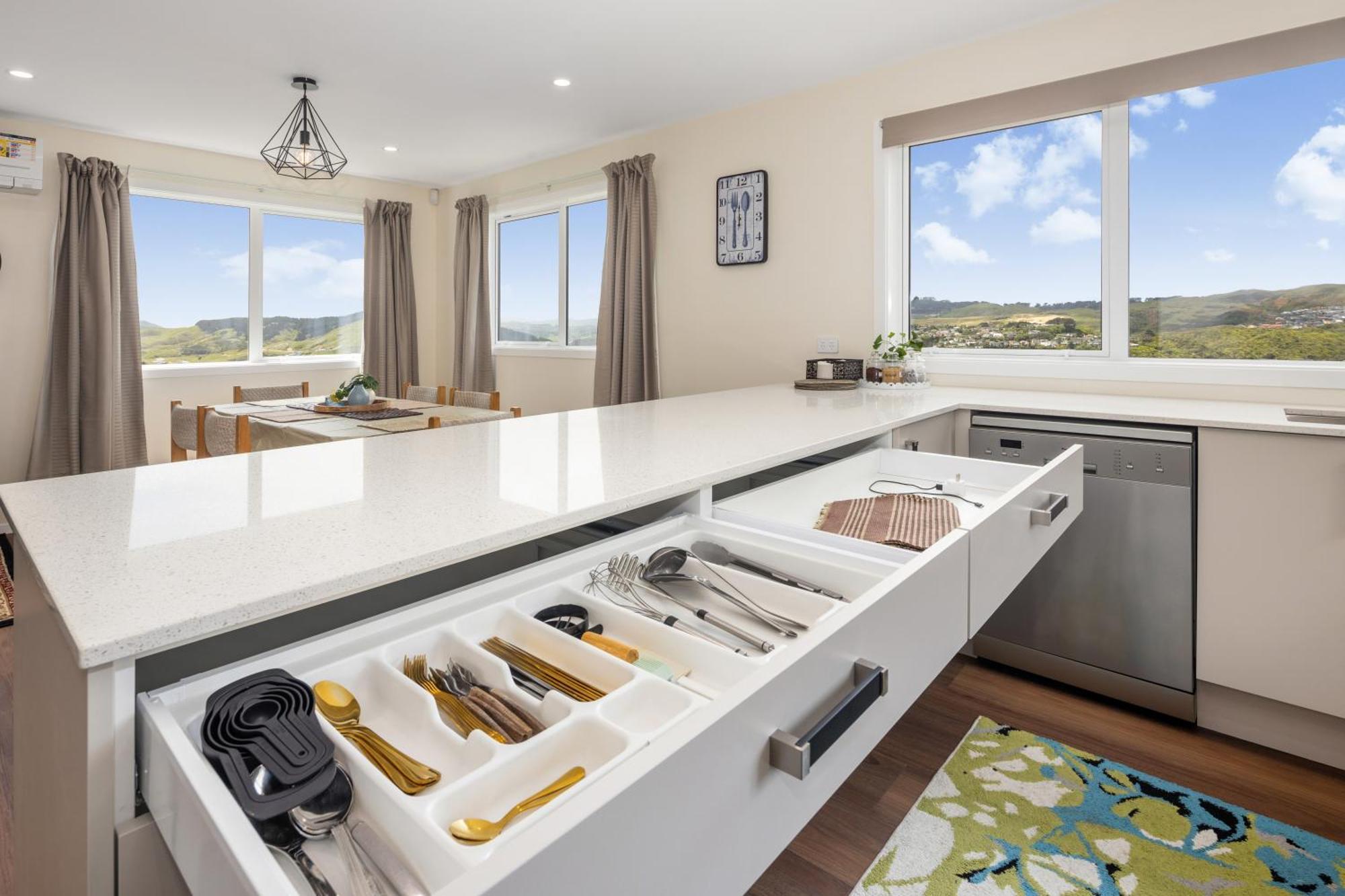 Stunning View, Privacy, Close To Ferry & Brand-New Wellington Esterno foto